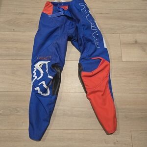 Fox Blue and Red Motocross Pants